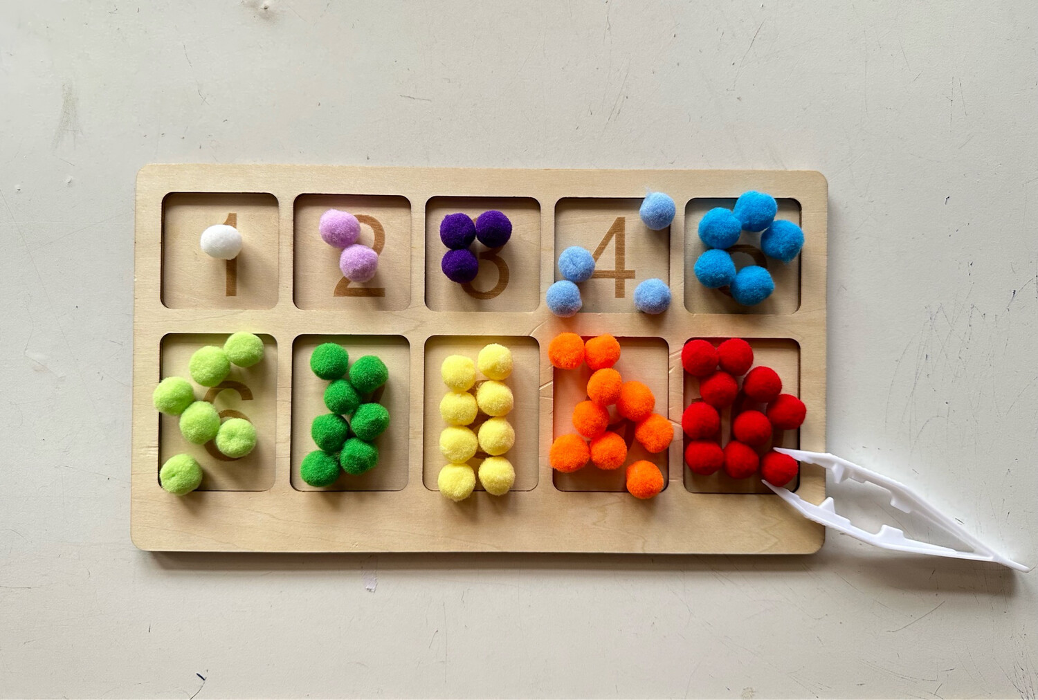 Just Wooden Ten Frame Counter