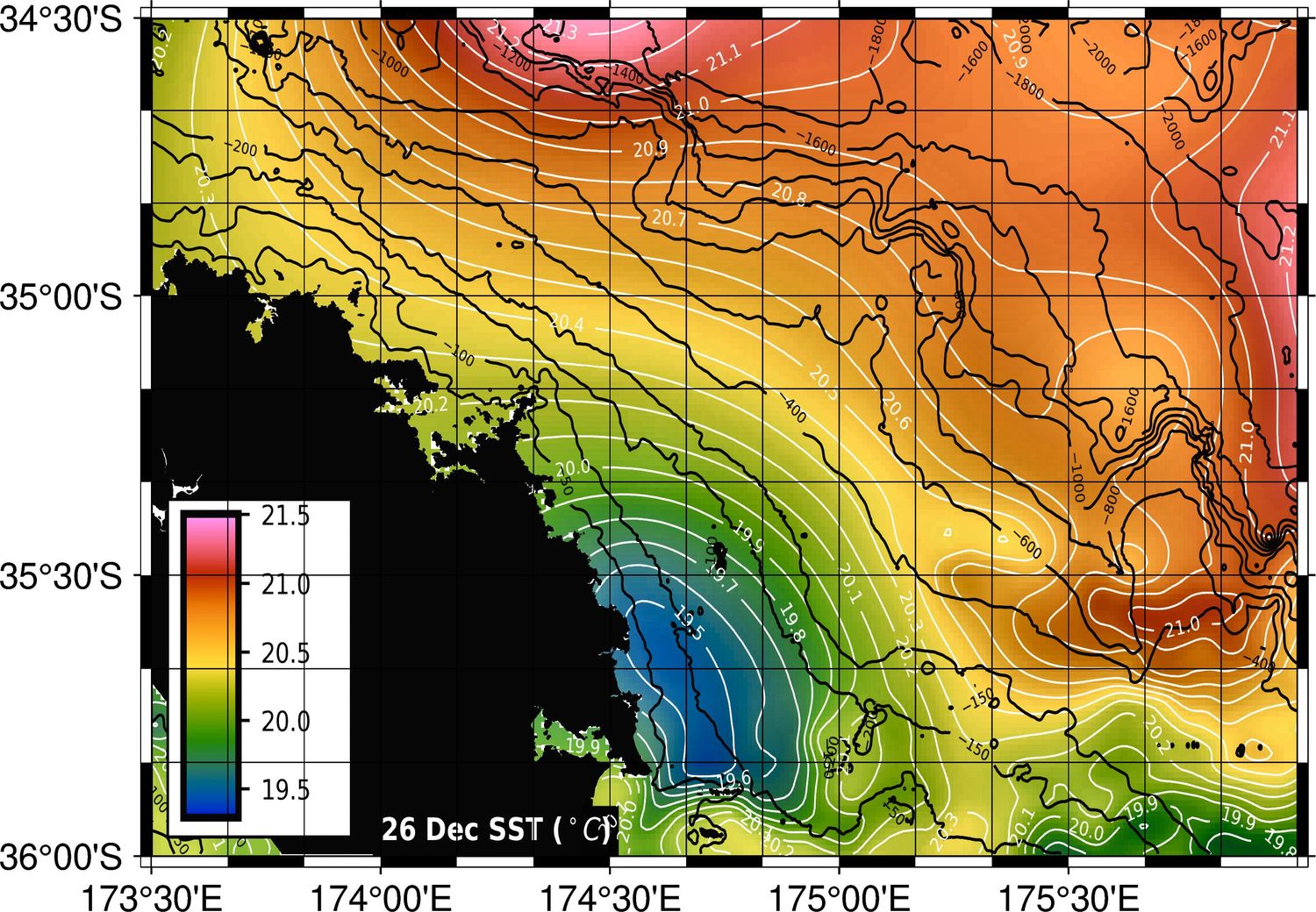 New Zealand Fishing Maps.  Four Month Season package (GST included).