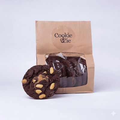 Erdnussbutter und Schokolade (Vegan)- Packung mit 8