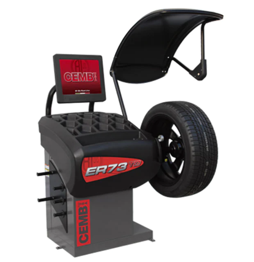 ER73TD Adaptive OPB wheel balancer with video touch screen - CEMB USA ER73TD Adaptive OPB wheel balancer with video touch screen - CEMB USA