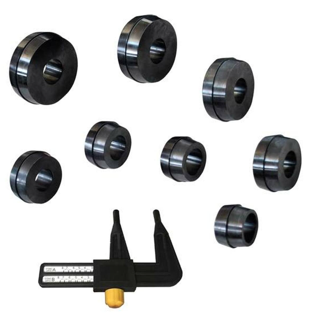 8 PC Dual Sided Precision Collets (40mm) 8 PC Dual Sided Precision Collets (40mm)