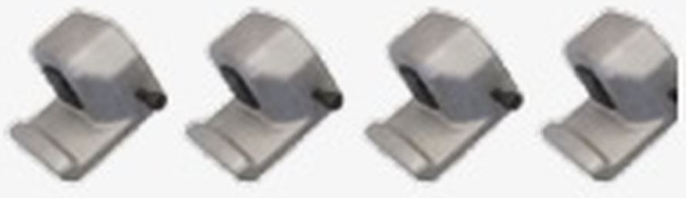 Aluminum jaw adapters for HD1300 and HD1400 Aluminum jaw adapters for HD1300 and HD1400