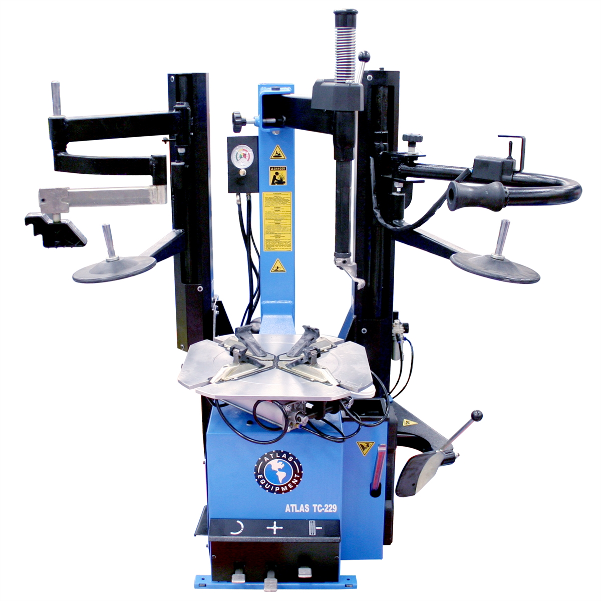 TC229 TIRE CHANGER W/ DUAL ARMS - ATLAS TC229DAA TIRE CHANGER TC229 TIRE CHANGER W/ DUAL ARMS - ATLAS TC229DAA TIRE CHANGER