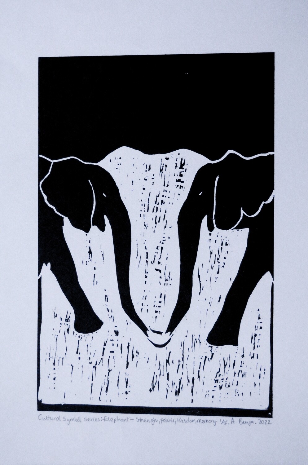 CULTURAL SYMBOL SERIES; Elephant 3/8