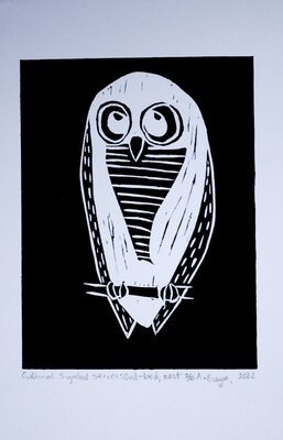 CULTURAL SYMBOL SERIES; Owl-bed nest 6/10