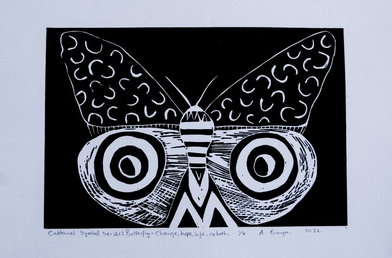 CULTURAL SYMBOLS SERIES ;Butterfly 3/4