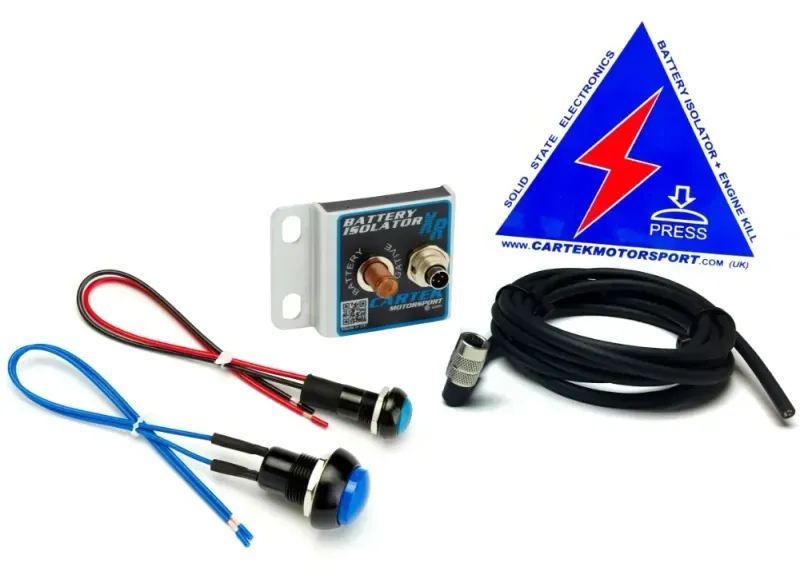 Cartek Battery Isolator XR Kit (red button)