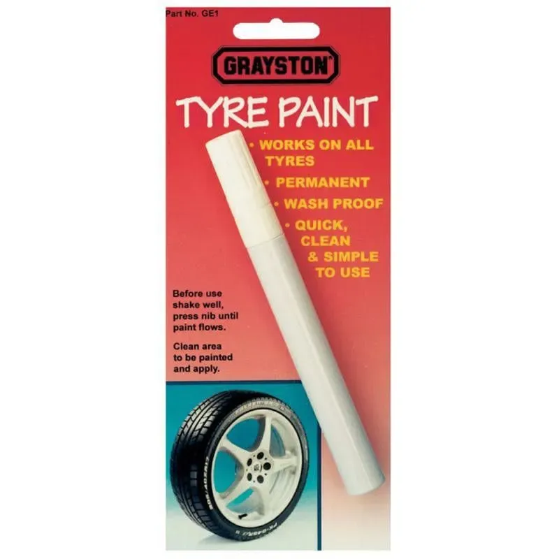 Grayston Tyre Marker (White) GE1