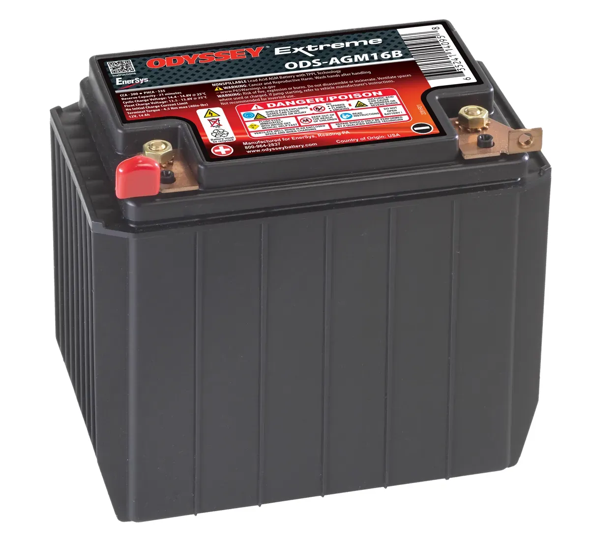 Odyssey Extreme - Racing 18 Motorsport Battery