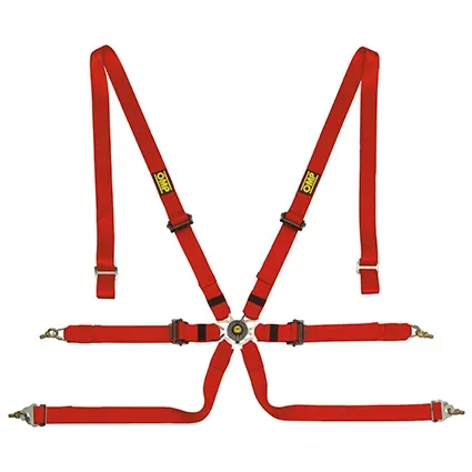 OMP Safety Harness One 2" 6-Point Pull Down FIA