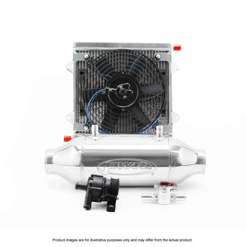 PWR Barrel Intercooler Liquid>Air (102mm x 254mm)