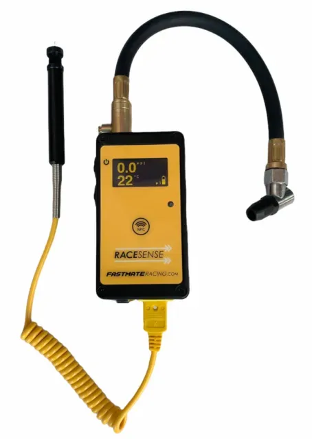 RaceSence Tyre Gauge with Probe+Cover