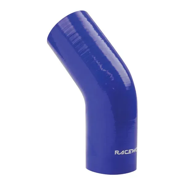 Silicone hose 45mm blue (90deg bend)
