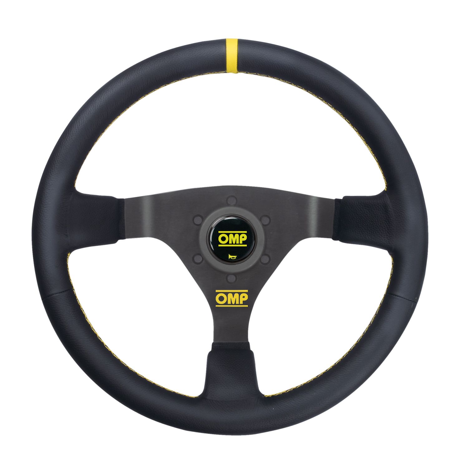 OMP S/W - WRC (Black Leather) 350mm #1980