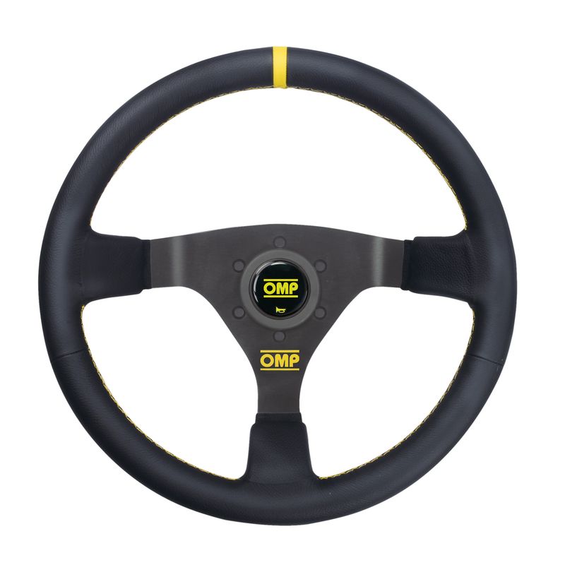 OMP S/W - WRC (Black Leather) 350mm #1980