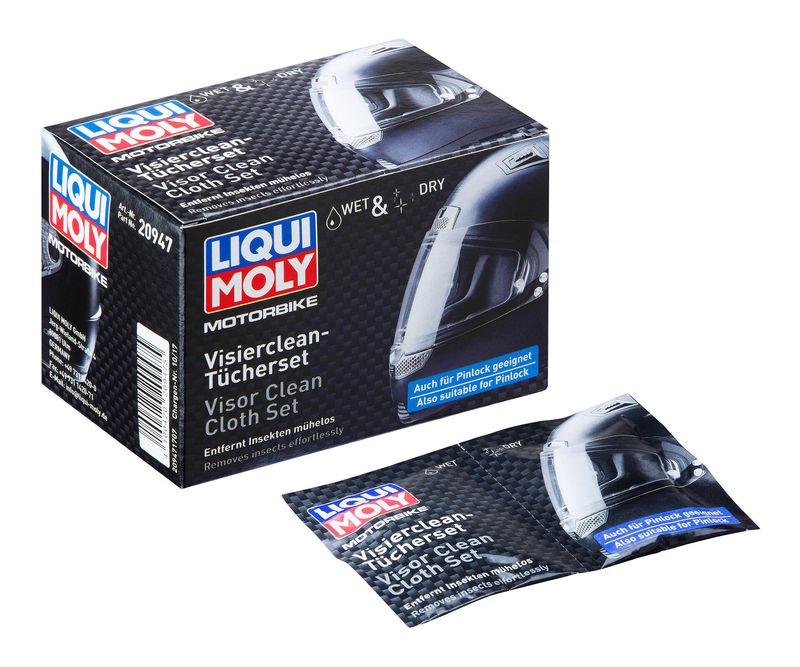 Liqui Moly Motorbike Visor Cloth Set