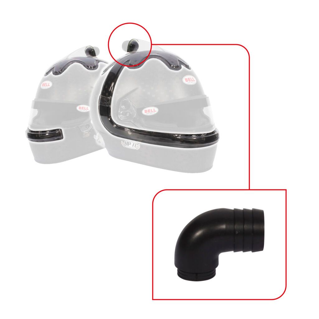 Bell FORCED AIR INTAKE TOP/SIDE V20 – HP7/HP77- 90 DEGREE