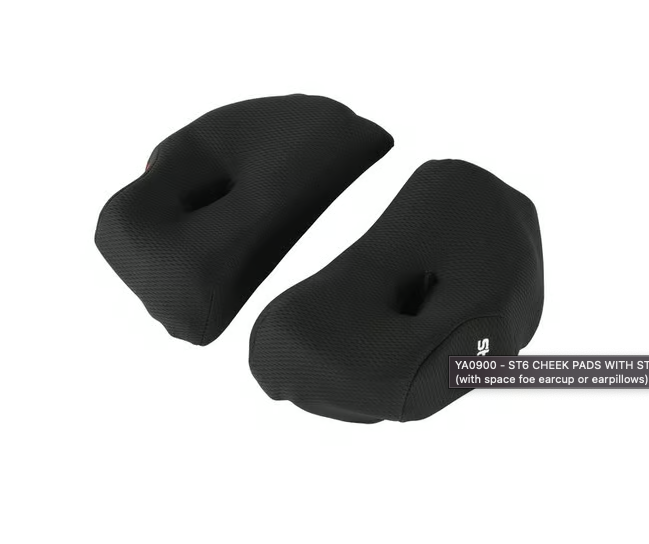 Stilo ST6 CHEEK PADS WITH STILO LOGO (with space foe earcup or earpillows) YA0900