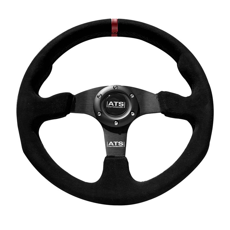ATS Steering Wheel 350mm (Suede) Flat