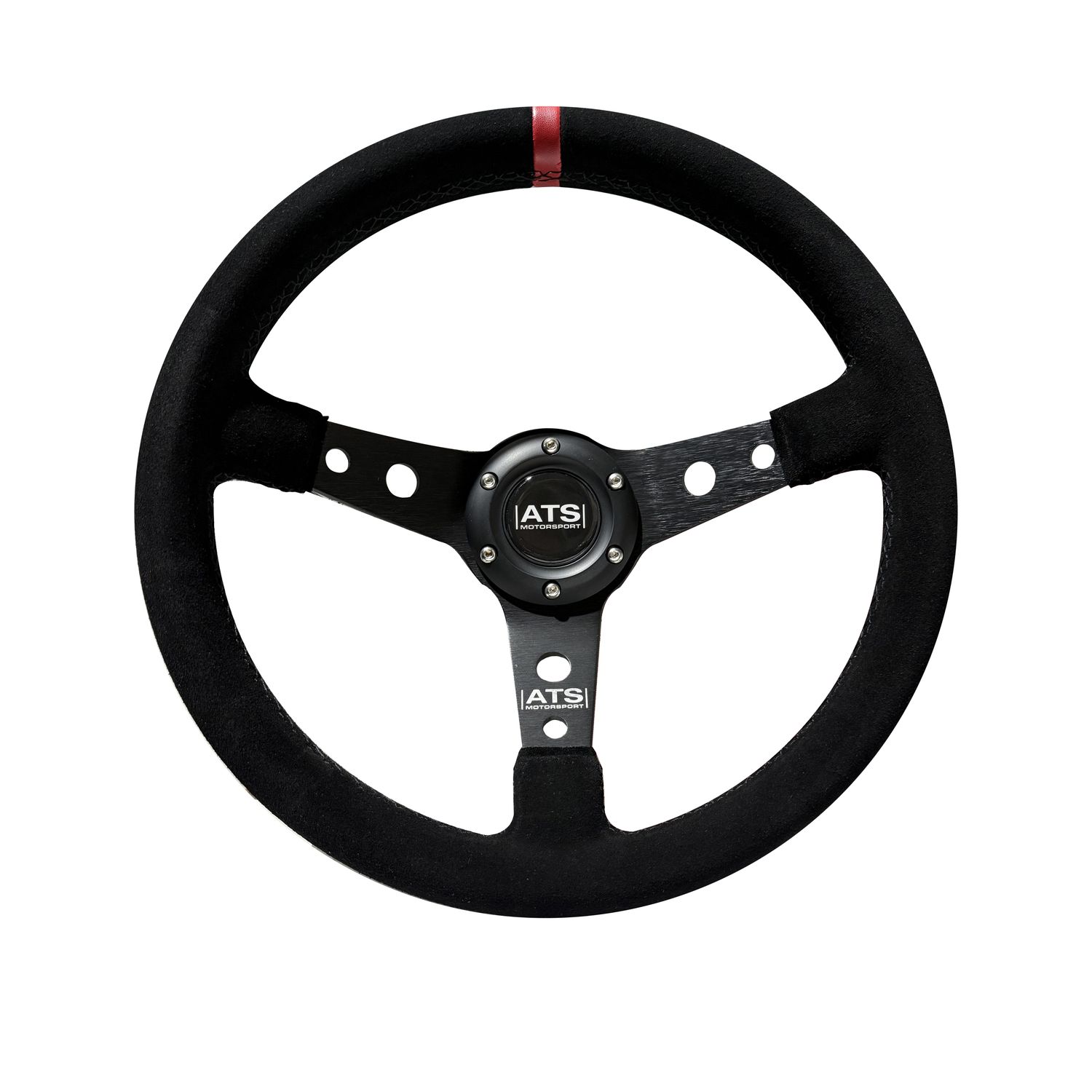 ATS Steering Wheel 350mm (Suede) 3-Spoke 70mm Dish
