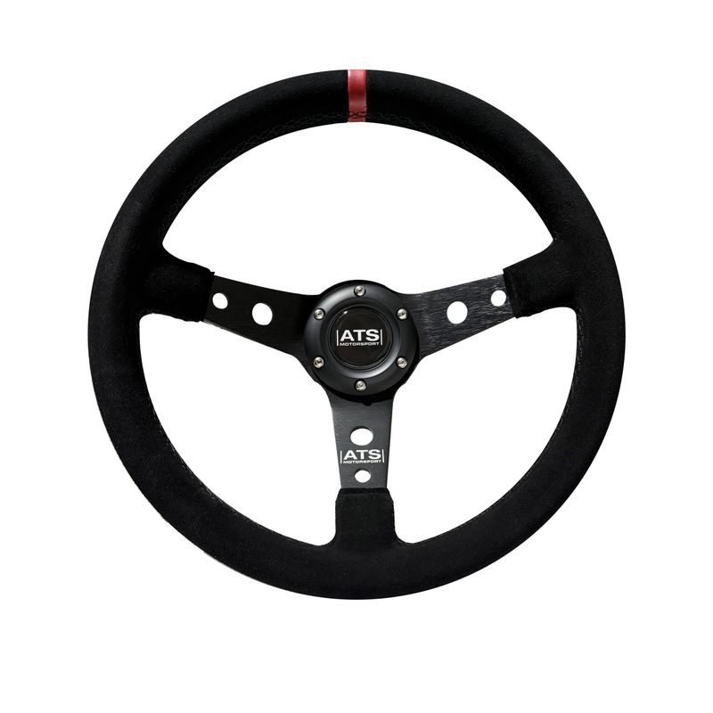 ATS Steering Wheel 350mm (Suede) 3-Spoke 70mm Dish