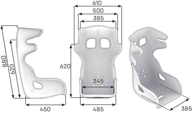 RACING SEAT HTE EVO OFFROAD