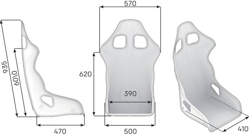 RACING SEAT TRS-X FIA 8855-1999