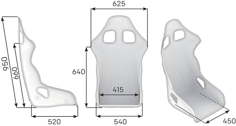 OMP Racing Seat - TRS XL Competition - Steel Frame