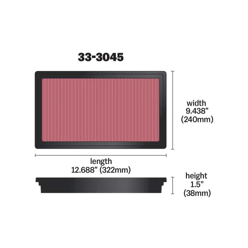 Toyota Hilux L4-2.4L DSL Air Filter