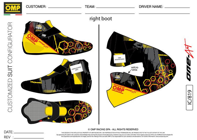 OMP Boots  - One Art SPECIAL ORDER ONLY