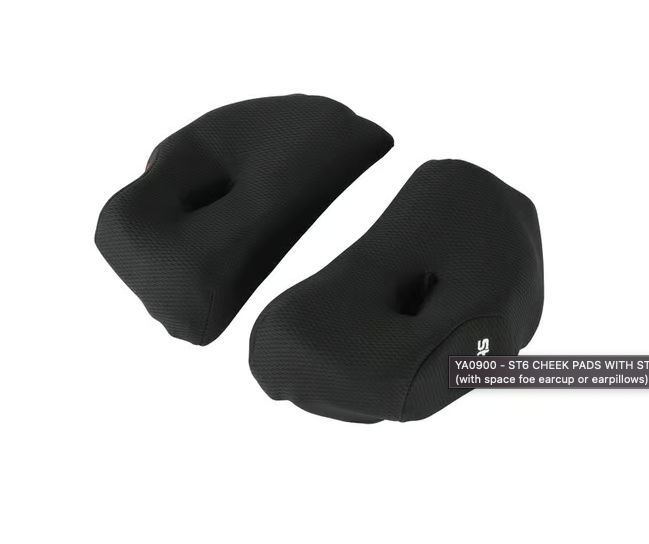 Stilo ST6 CHEEK PADS WITH STILO LOGO (with space foe earcup or earpillows) YA0900 (SPECIAL ORDER)