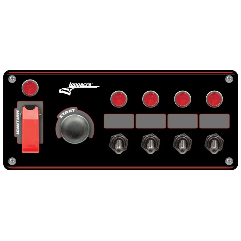 Longacre Flip-Up Start Panel with Pilot Light