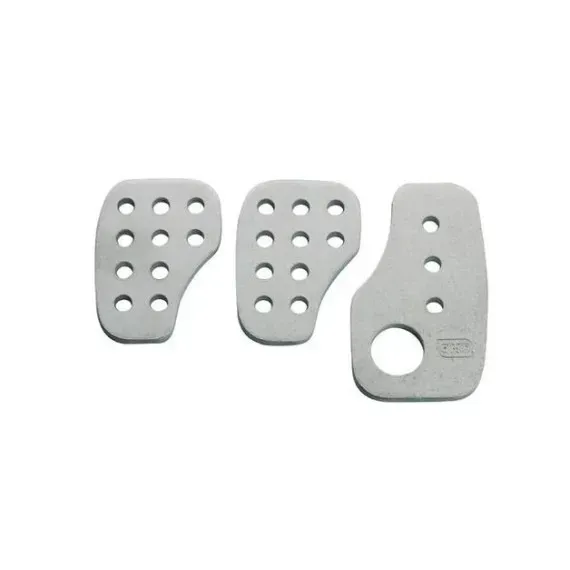 OMP Pedal Kit - Racing 3 (Silver) OA1030/40