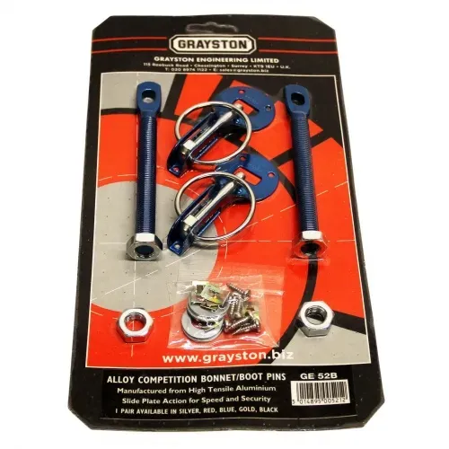 Bonnet Pin Kit (Blue) Aluminium GE52B