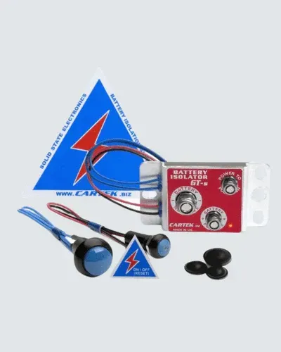 Cartek Battery Isolator Kit GT (red button)
