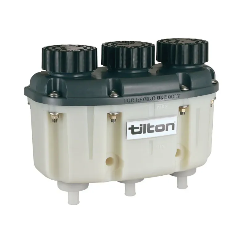 Tilton 3-Cylinder Reservoir (Plastic) Push Fitting