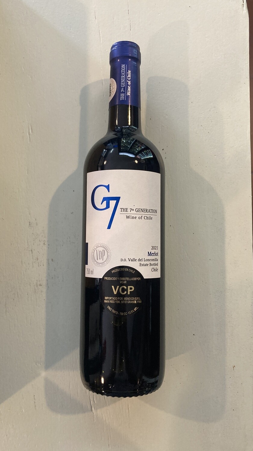BOX G7 Vinos Chilenos TINTOS - 6 botellas