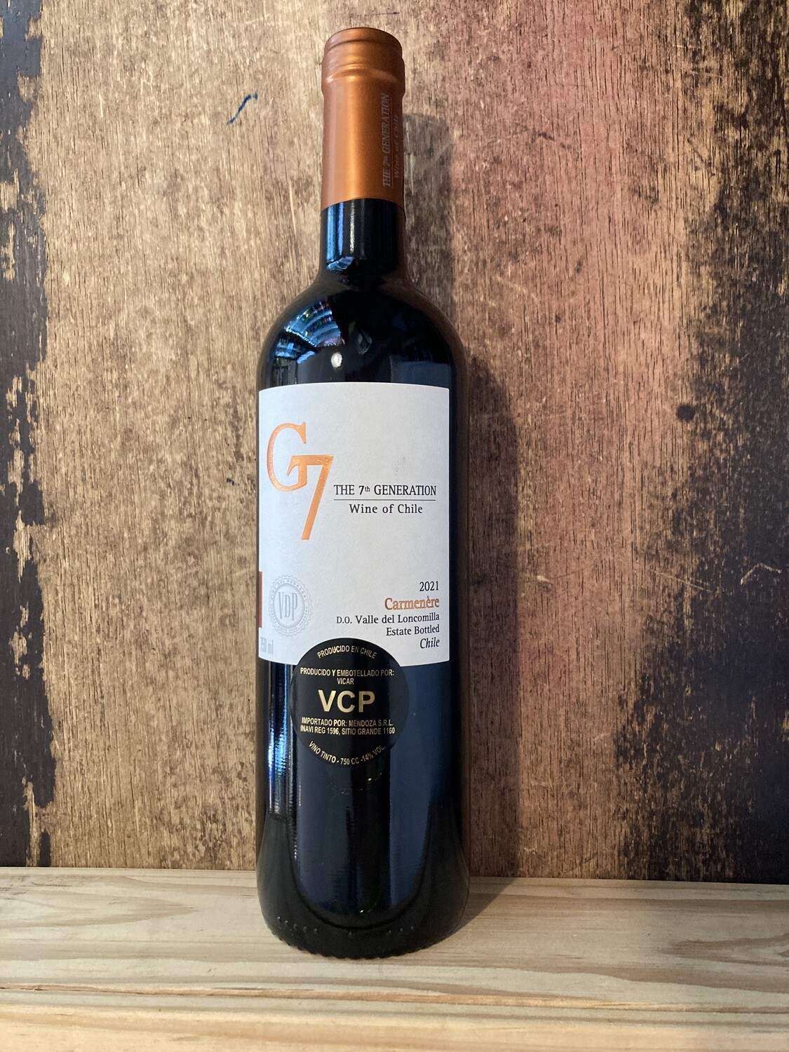 BOX G7 Vinos Chilenos TINTOS - 6 botellas