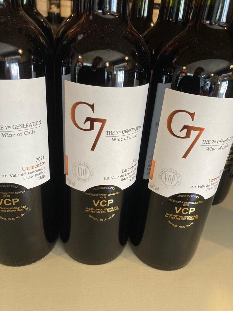 Vinos chilenos G7 Varietales