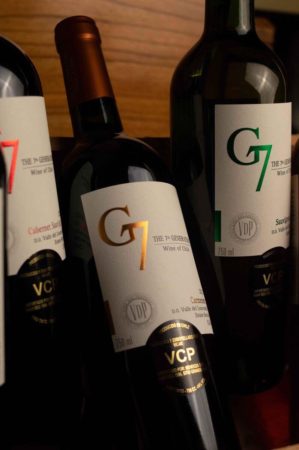 Pack de 6 botellas surtidas G7 Varietales