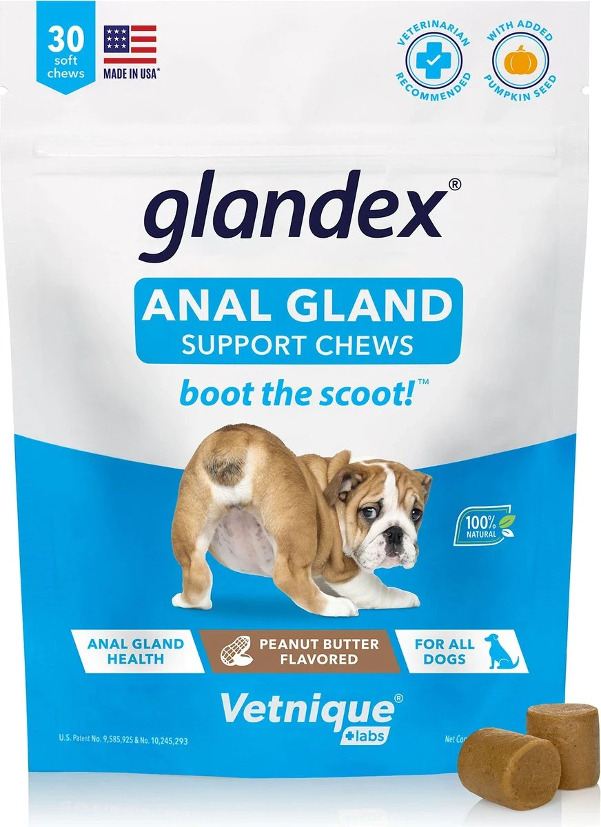 Glandex Pork Liver Soft Chews Anal Gland Supplemen