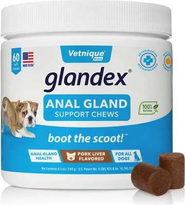 Glandex Pork Liver Soft Chews Anal Gland Supplemen