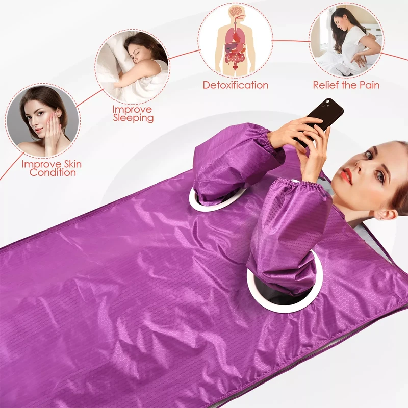 Far Infrared Sauna Blanket, Heat Pain Management Blanket, Body Support For Mobility Impaired Fitness Tool