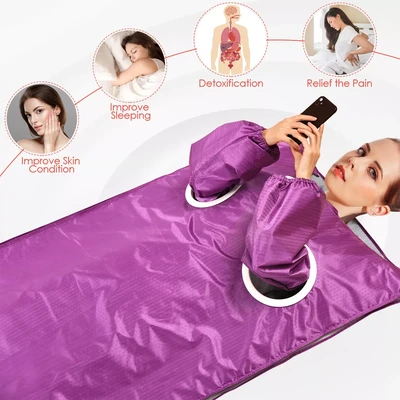 Far Infrared Sauna Blanket, Heat Pain Management Blanket, Body Support For Mobility Impaired, Fitness Tool