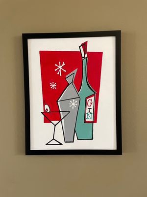 Retro Barware #A Painting