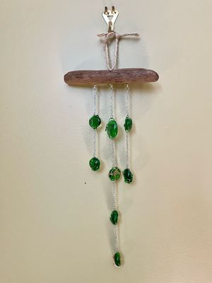 Glass Gems &amp; Driftwood Sun Catcher, #4