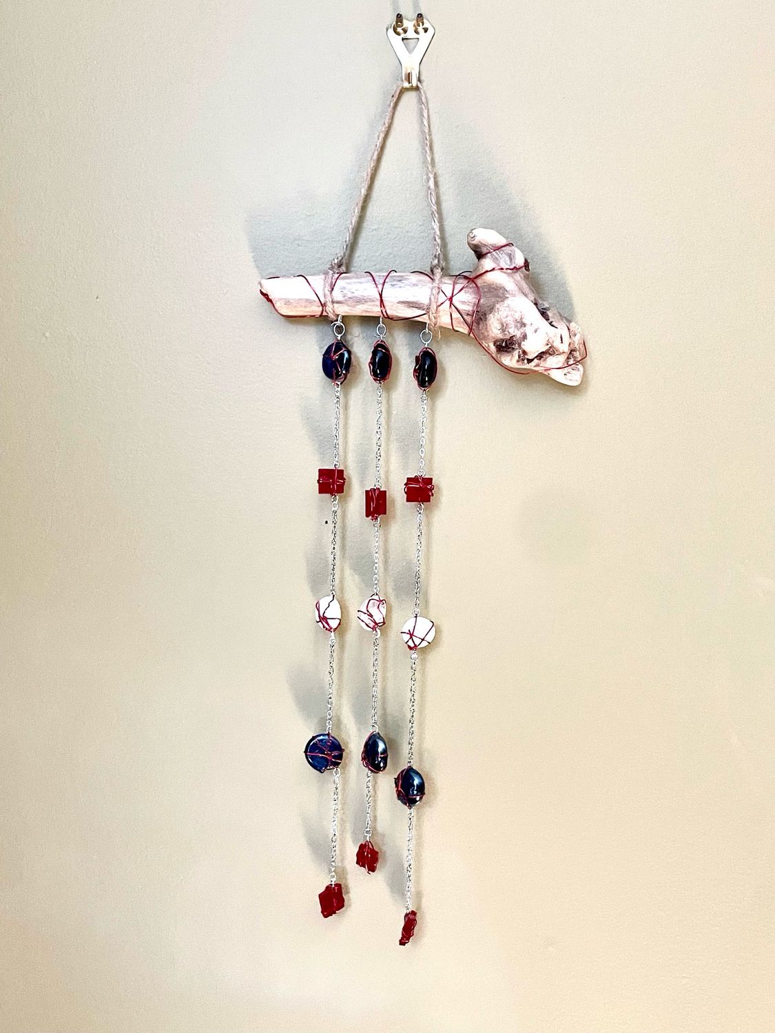 Glass Gems &amp; Driftwood Sun Catcher, #5