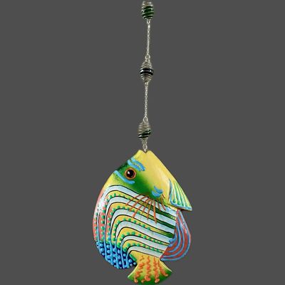 Fish And Glass Gem Art Chime, #3