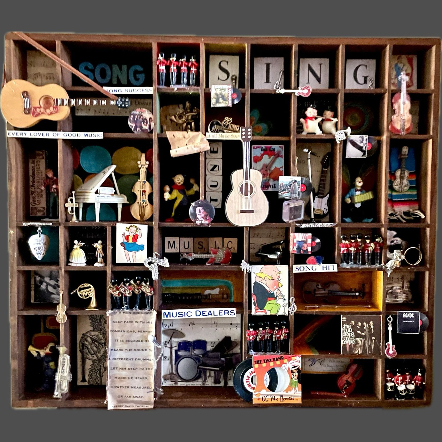 Music Printer Drawer Art