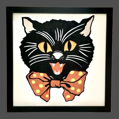 Retro Halloween Cat